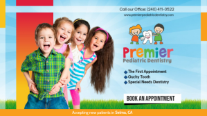 Pediatric Dentist Cover Цифровой дисплей (16 : 9) template