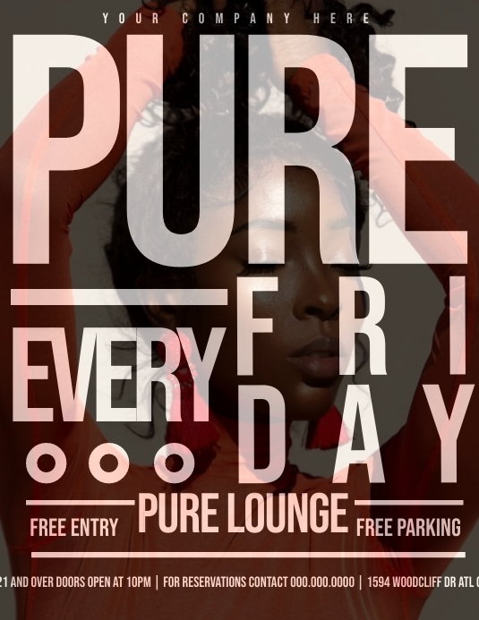 PEF Flyer (US Letter) template