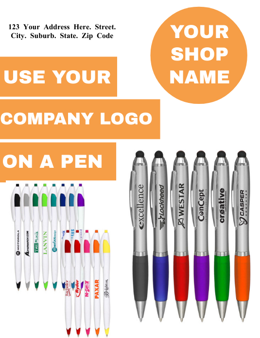 pen flyer template postermywall