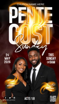 Pentecost Church Event Instagram Story Video template