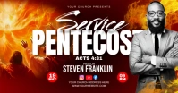 PENTECOST CHURCH FLYER Facebook Shared Image template