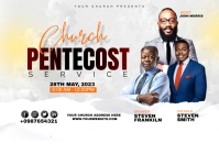 PENTECOST CHURCH FLYER A1 template