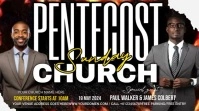 PENTECOST CHURCH SUNDAY Ekran reklamowy (16:9) template