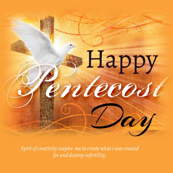 pentecost day Pos Instagram template