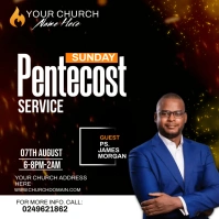 PENTECOST Instagram Post template