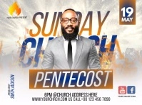 Pentecost Yard Sign template