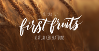 Pentecost First Fruits Celebration Template ภาพที่แชร์บน Facebook