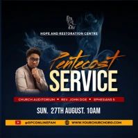 pentecost service 方形(1:1) template