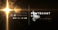 Pentecost Sunday Church Facebook Shared Image template