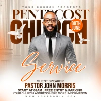 Pentecost sunday Instagram Plasing template