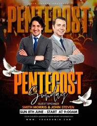 PENTECOST SUNDAY Flyer (US Letter) template