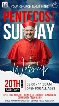 Pentecost Sunday Instagram Story template