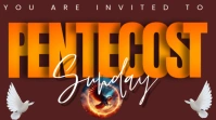 pentecost sunday service Ekran reklamowy (16:9) template
