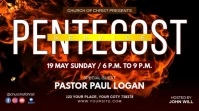 Pentecost Sunday service Pantalla Digital (16:9) template