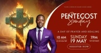 PENTECOST SUNDAY SERVICE DESIGN TEMPLATE Facebook Shared Image