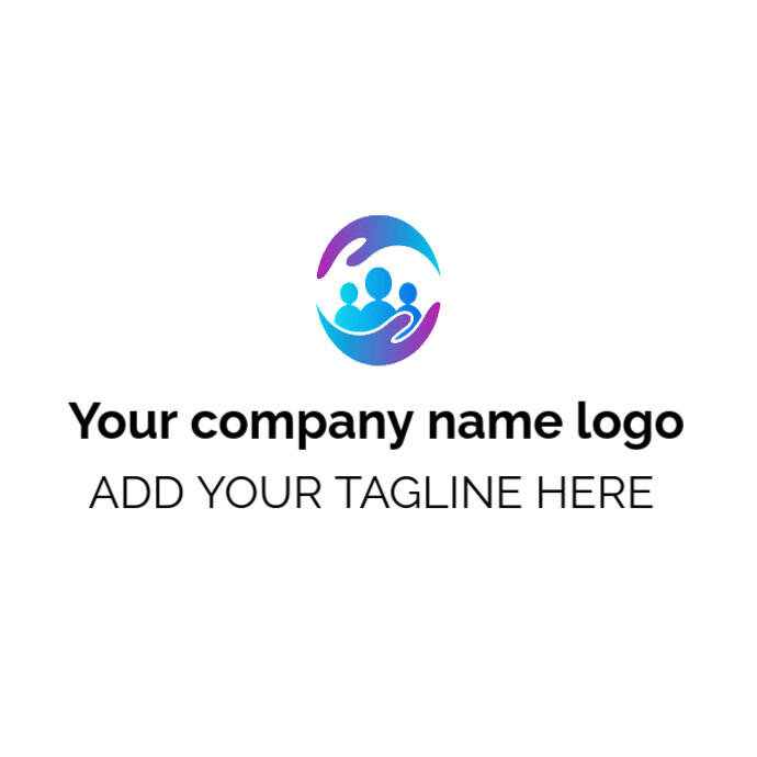 People care logo โลโก้ template