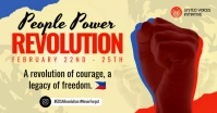 People Power Revolution Collage FB Image template