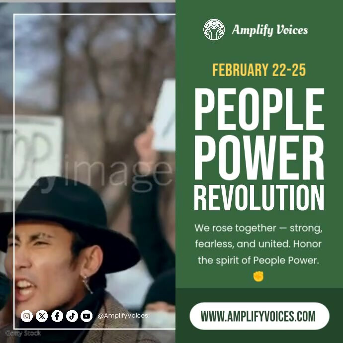 People Power Revolution Green Instagram Video template