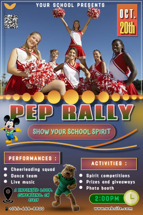 Lg Rally Template Pep rally Template | PosterMyWall