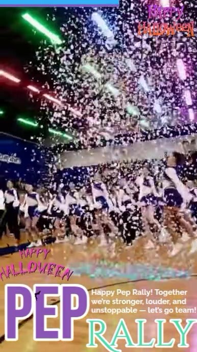 Pep Rally Visual Pep Rally เทมเพลต | PosterMyWall