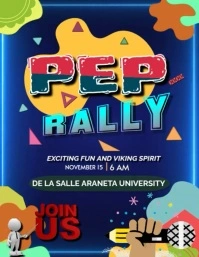 PEP Rally Flyer template