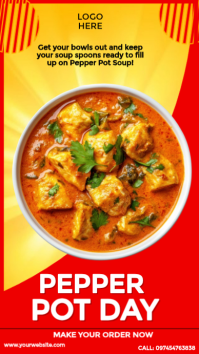 Pepper Pot Day Design Instagram Story template