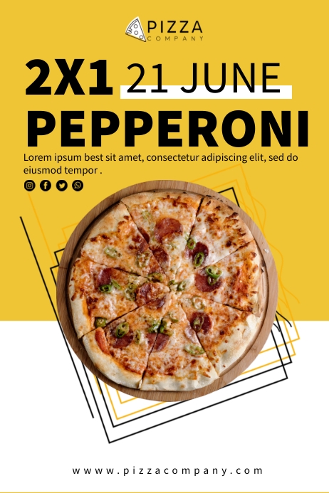 Pepperoni Template PosterMyWall