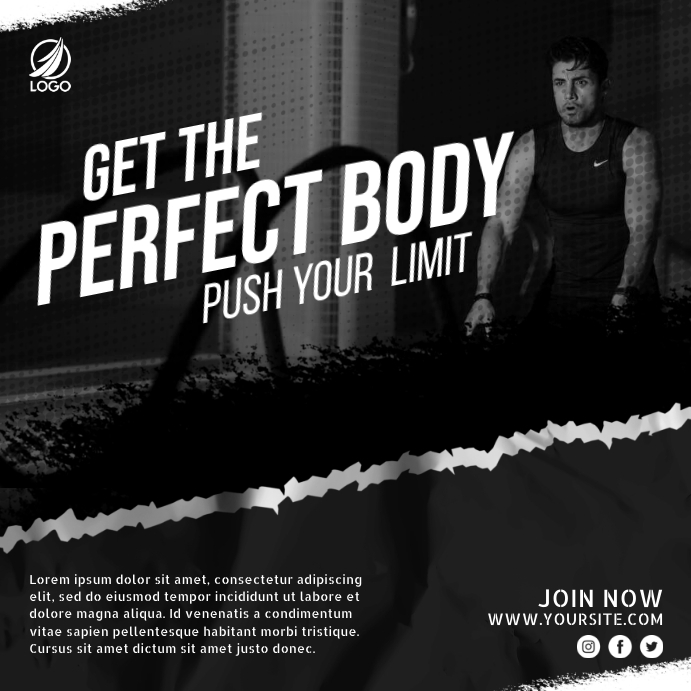 Body Advertising Perfect Body Ads Template | PosterMyWall
