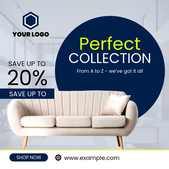 Perfect Collection โพสต์บน Instagram template