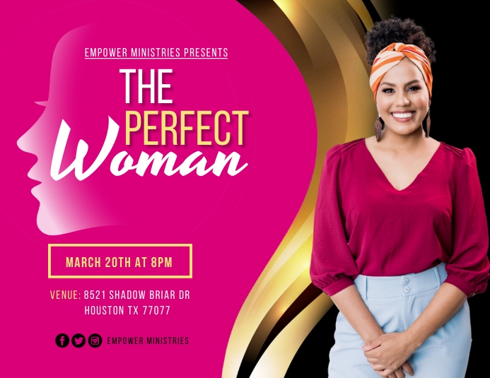 Perfect Woman Flyer (US Letter) template