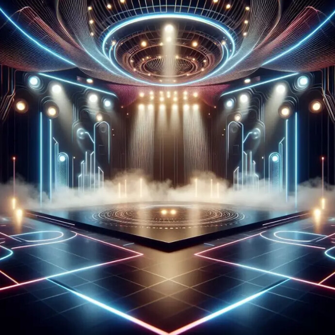 Performance stage lighting background Template | PosterMyWall