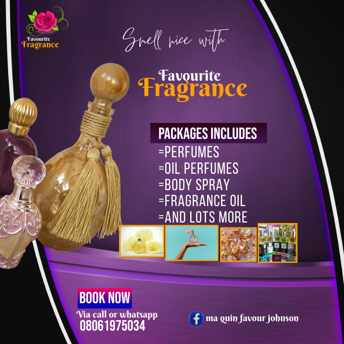 perfume flyer Template | PosterMyWall