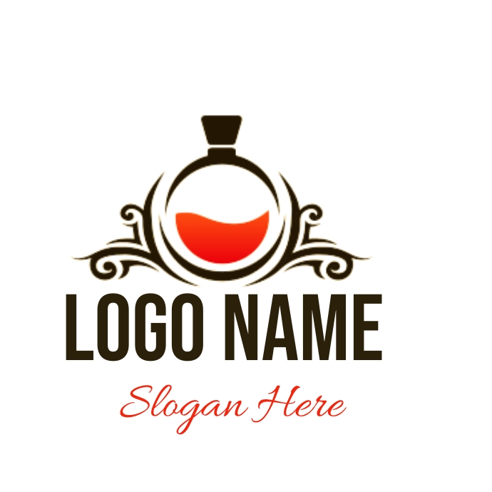 Perfume Logo Perfume website logo ,fragrance Logotyp template