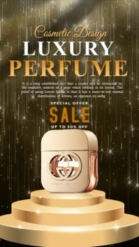 Perfume Mock-ups Video Instagram Story template