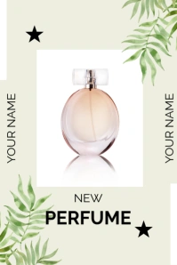 Perfume Poster Template Gráfico de Pinterest