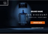 Perfume sale Postal template