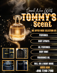 Perfume scent sale design template Flyer (US Letter)