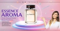 Perfume Video Ads Facebook Shared Image template