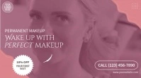 Permanent Makeup Ad 数字显示屏 (16:9) template