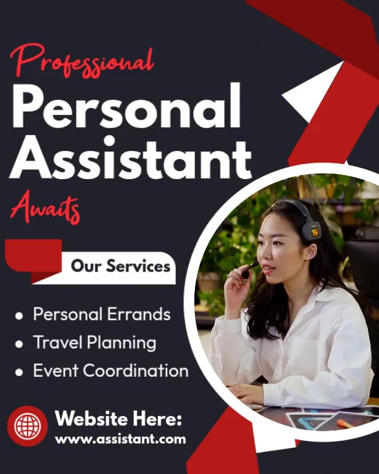 Personal Assistant Post Personal Assistant Template | PosterMyWall