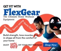 Personal Blog, Fitness Großes Rechteck template