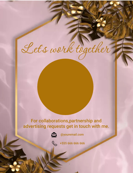 PERSONAL COLLABORATION Flyer (US-Letter) template