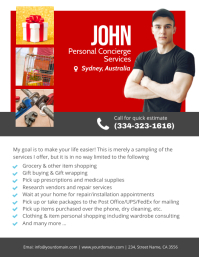 Personal Concierge Services Flyer Template PosterMyWall