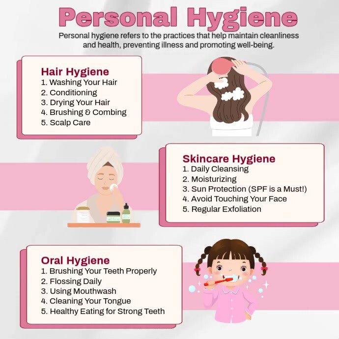Personal Hygiene Ads template