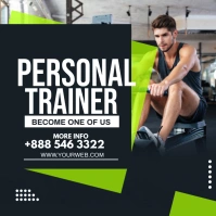 Personal Trainer Instagram Post template