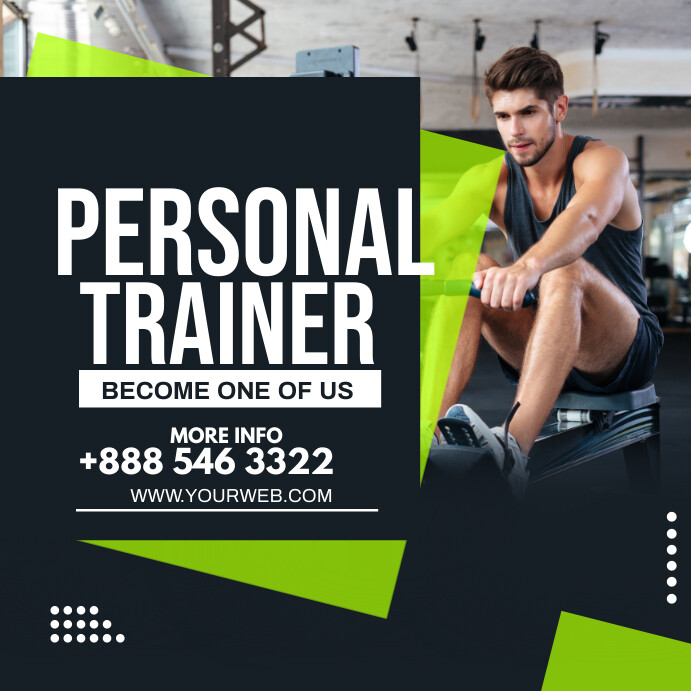 Personal Trainer Template | PosterMyWall