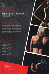 Personal Trainer Flyer Template Poster