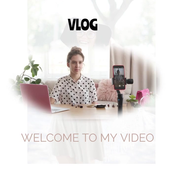 PERSONAL VLOG Instagram Post template