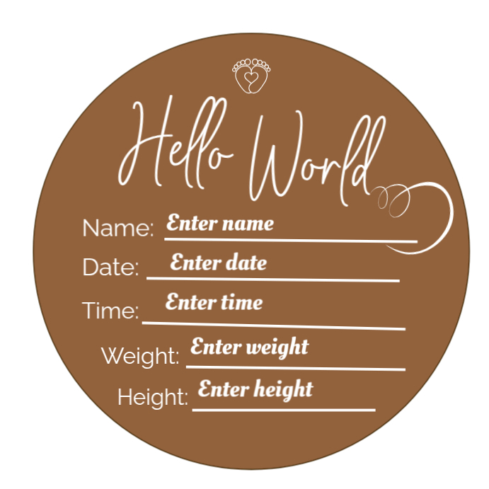 Personalize Custom Hello World Sign Template | PosterMyWall