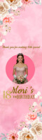 Personalized 18th Birthday Souvenir Template Halbe Seite Legal